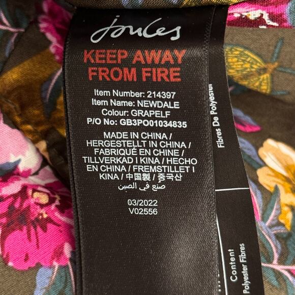 Joules Newdale Jacket Womens 2 US Quilted Outdoor Winter Preppy Chic Coat 6 UK - Picture 4 of 12